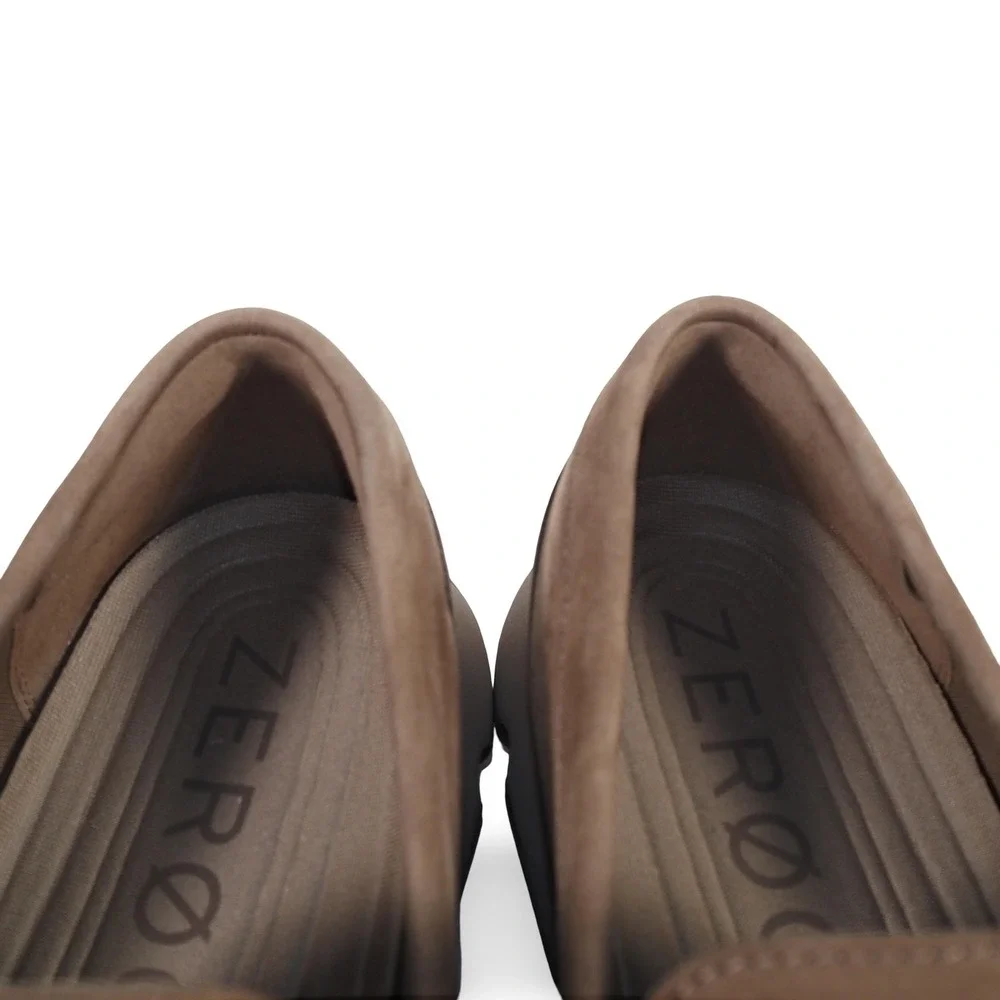 Cole Haan 4.ZeroGrand Nubuck Penny Loafers Mens 10.5M Brown C39546